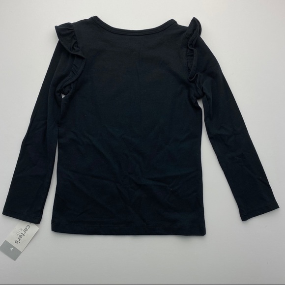 Carter's Girls Long Sleeve Sequin Shirt 4 NWT - Picture 6 of 6